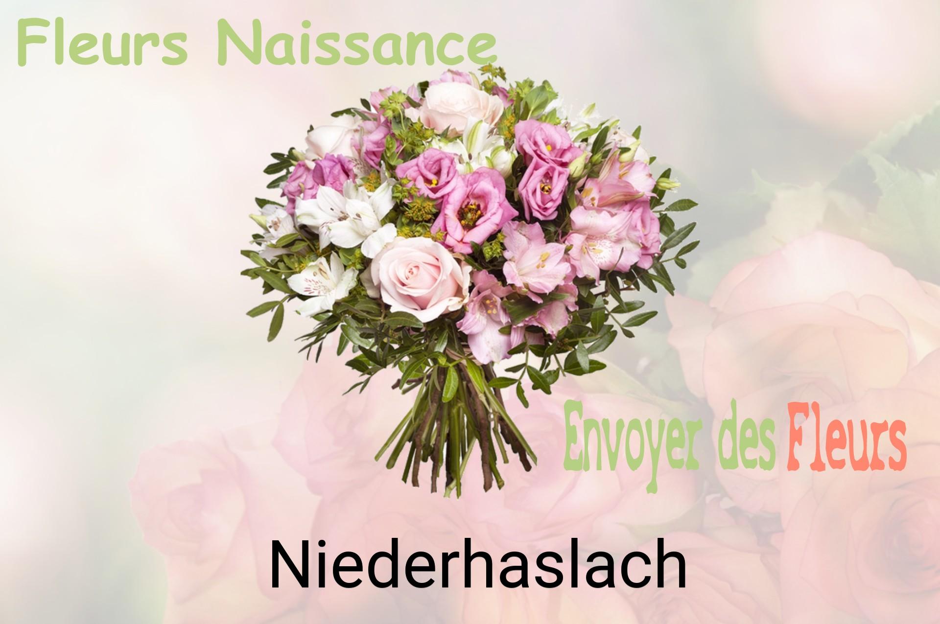 Bouquet de fleurs de naissance livré à Niederhaslach